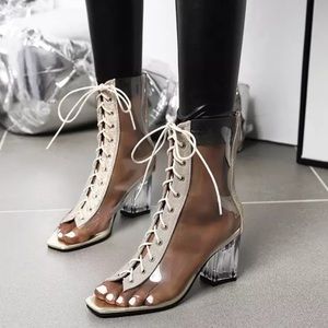 Lace up heels